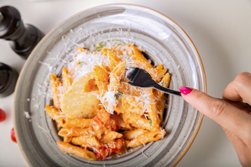 Penne alla vodka pasta dish
