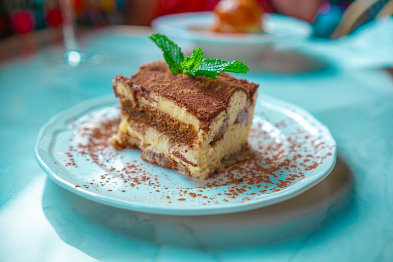 Tiramisu dessert at Anthony's coal fired pizza restaurant